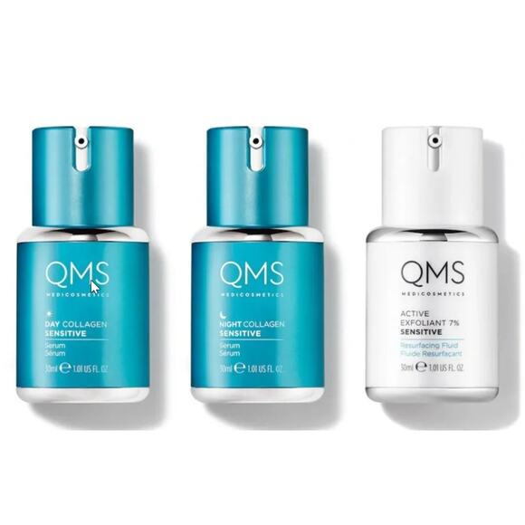 QMS Medicosmeti Other - QMS Medicosmetics Collagen System 3 Step Routine Set, New- Sealed